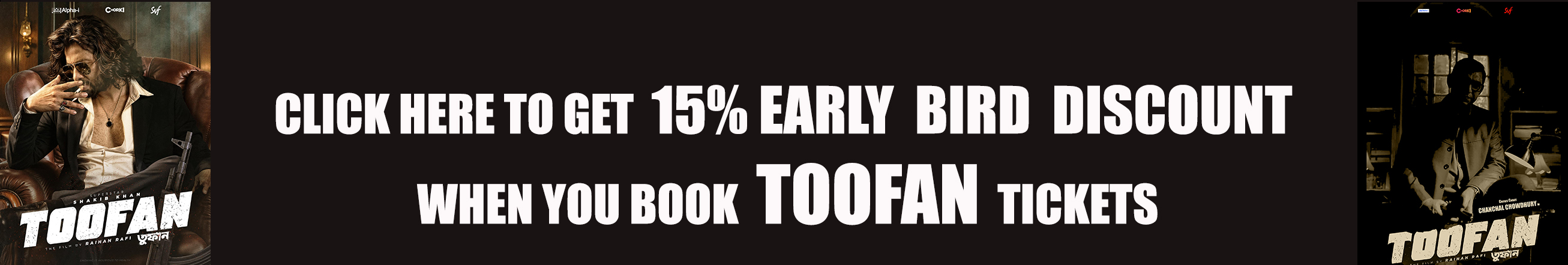 Early Bird Discount for Toofan